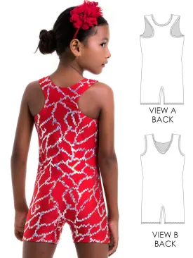 Unitard Patterns - Girls UNITARD#4 (LU04)