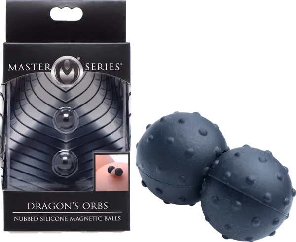 Xr Brands Dragon's Orbs Nubbed Silicone Magnetic Balls