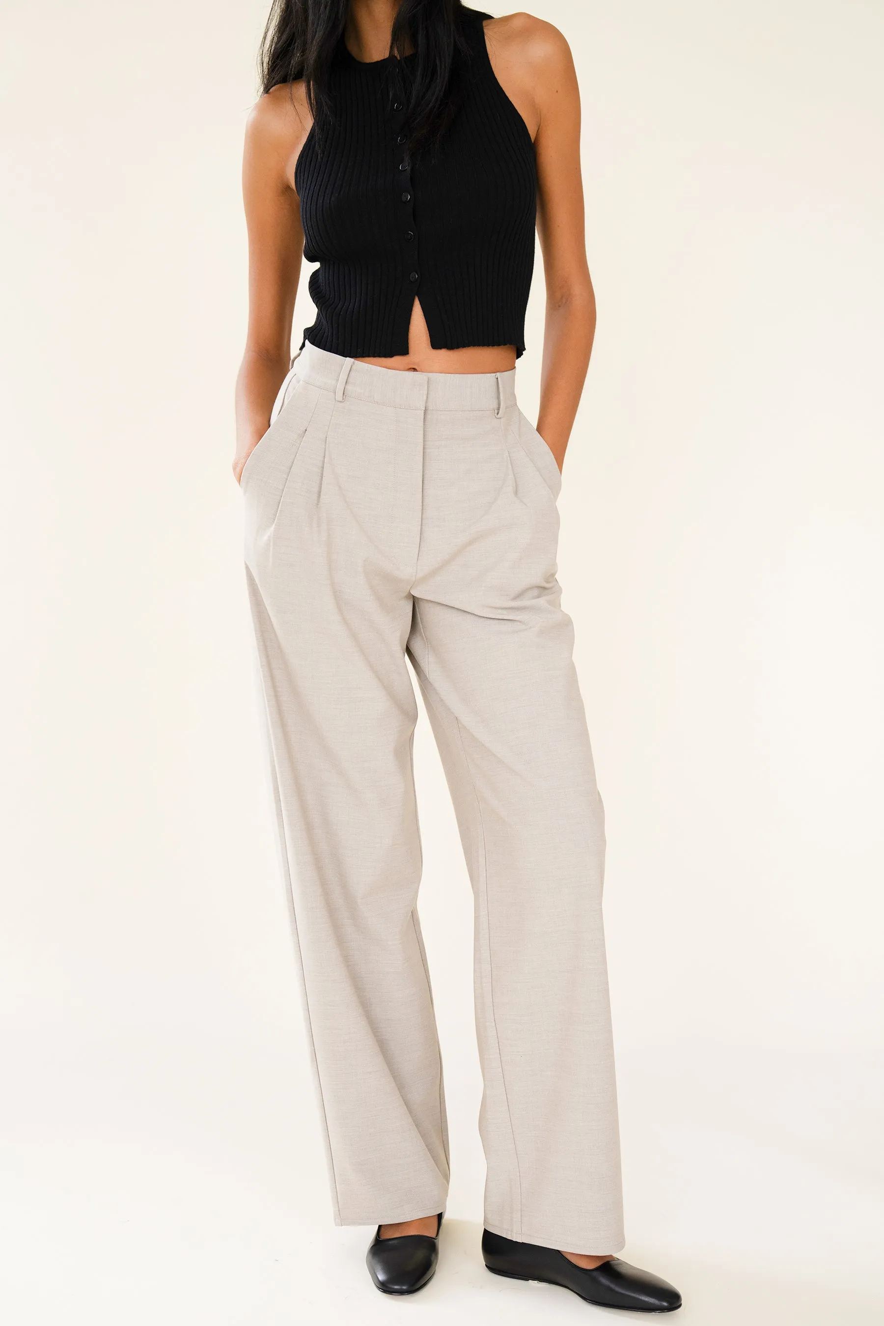 YANA TROUSER - OAT