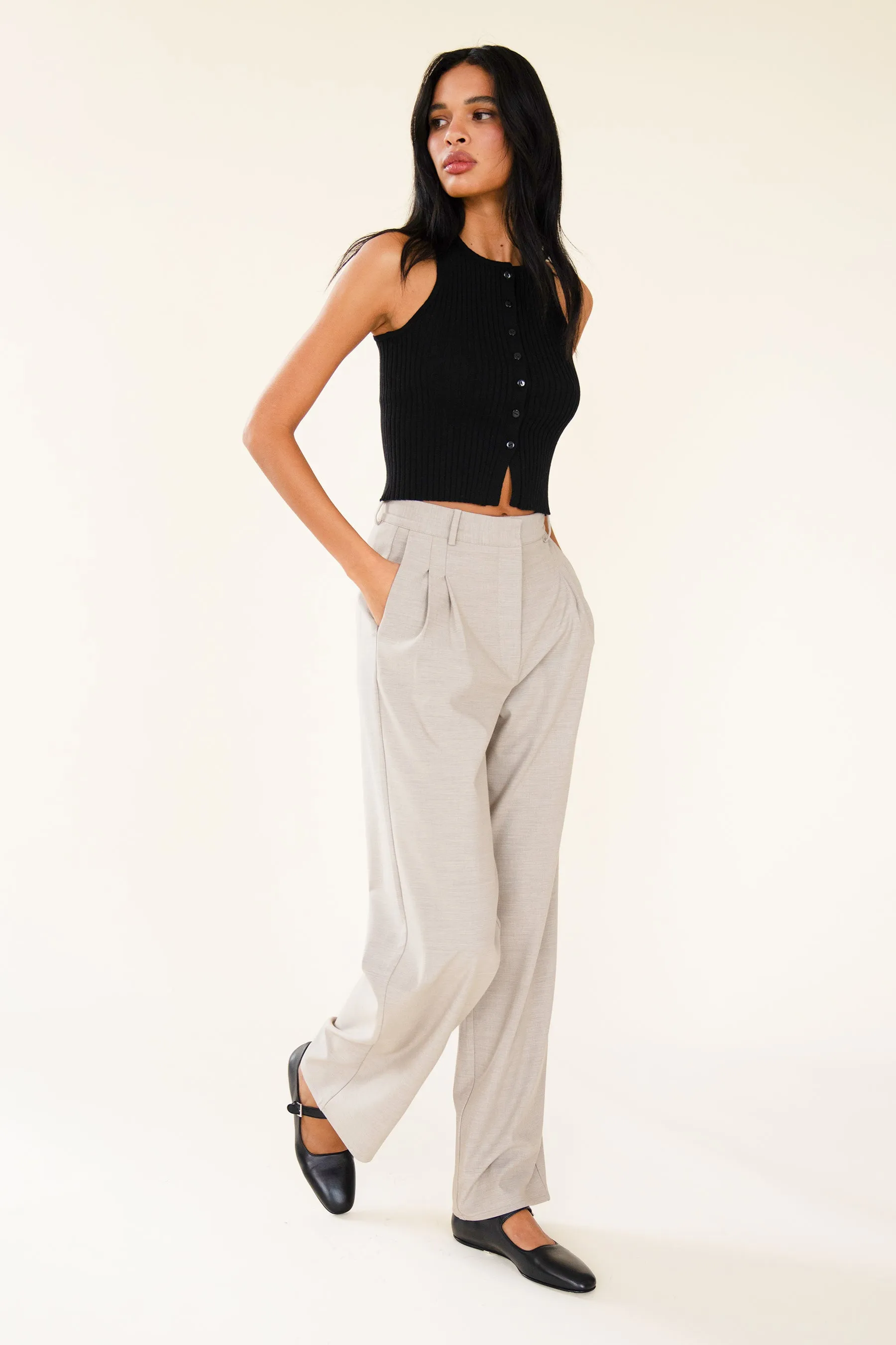 YANA TROUSER - OAT